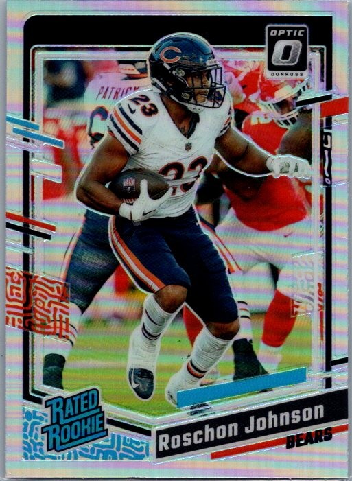 2023 Donruss Optic #217 Roschon Johnson Holo RC