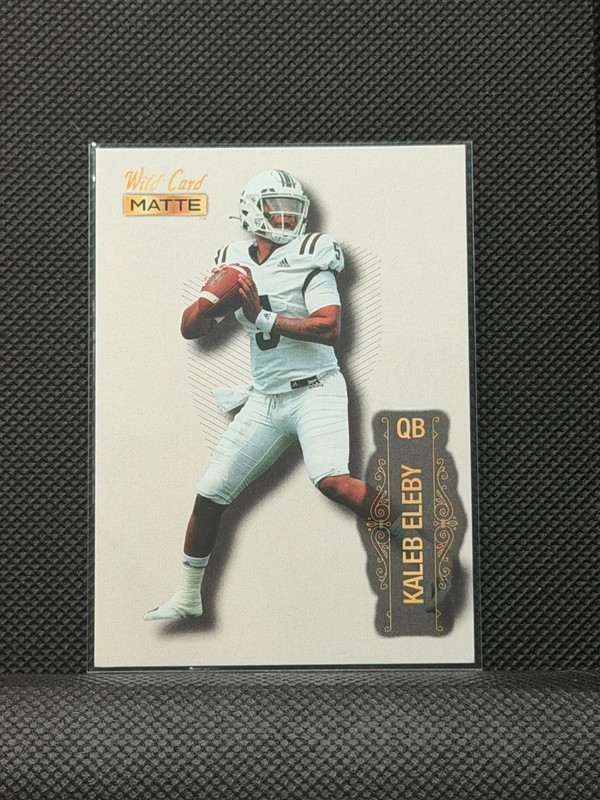 2022 Wild Card Matte Football – Kaleb Eleby #MB-72