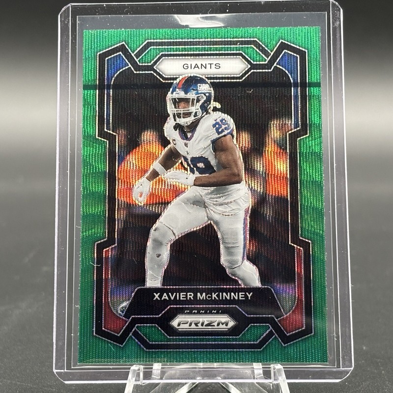 2023 Panini Prizm Xavier McKinney Green Wave Prizm #226