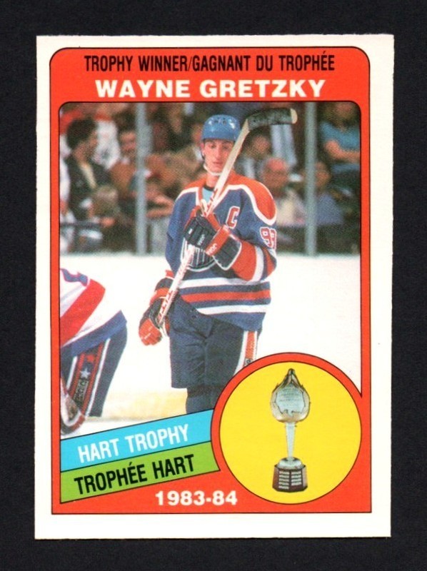 1983-84 O-PEE-CHEE WAYNE GRETZKY HART TROPHY WINNER #374 NrMt++