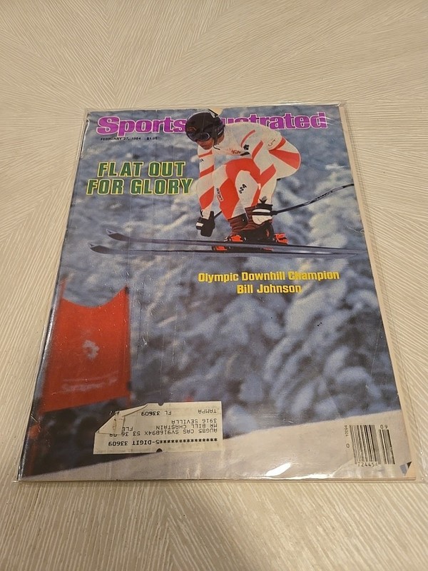 February 27, 1984 Bill Johnson Olympic Skiing Sports Illustrated
