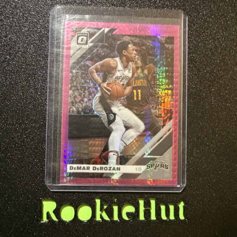 RH25 2019 Panini Donruss Optic DeMar DeRozan Hyper Pink Prizm 127