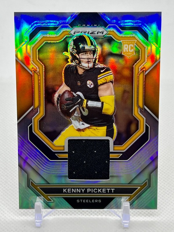 2022 Prizm KENNY PICKETT RC Rookie Gear Patch Silver Prizm #PJ-KP Steelers