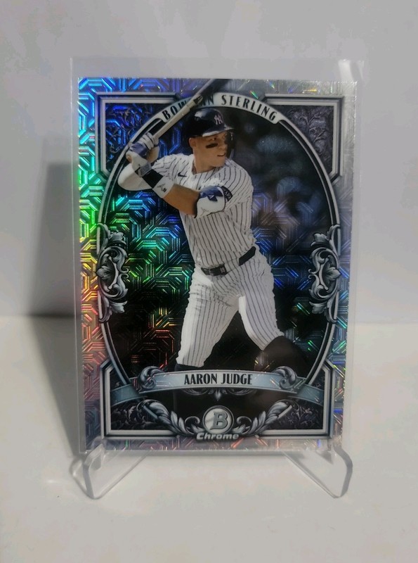 2026 Bowman Mega Box Baseball Aaron Judge #BST-4 Bowman Sterling Mojo Yankees