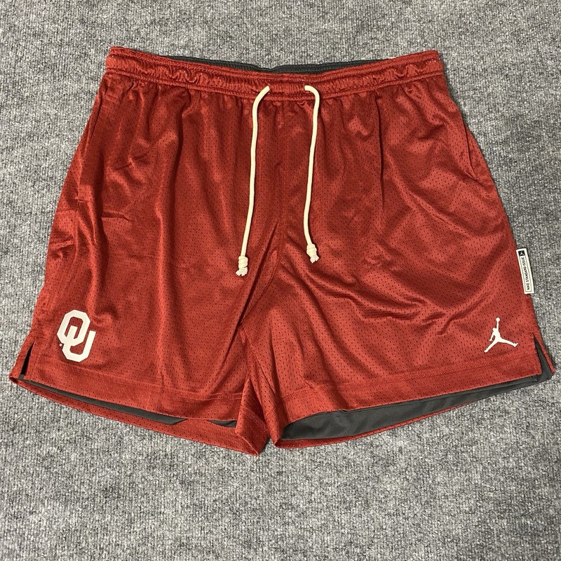 Nike Jordan Oklahoma Sooners Mens XL Standard Issue Reversible Shorts NWT
