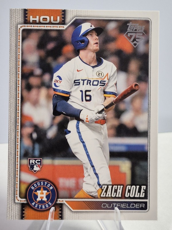 2026 Topps Series 2 – Zach Cole #601 (RC) Houston Astros