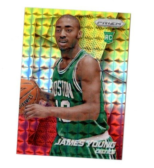 2014-15 Panini Prizm Yellow Red Prizm James Young RC Celtics