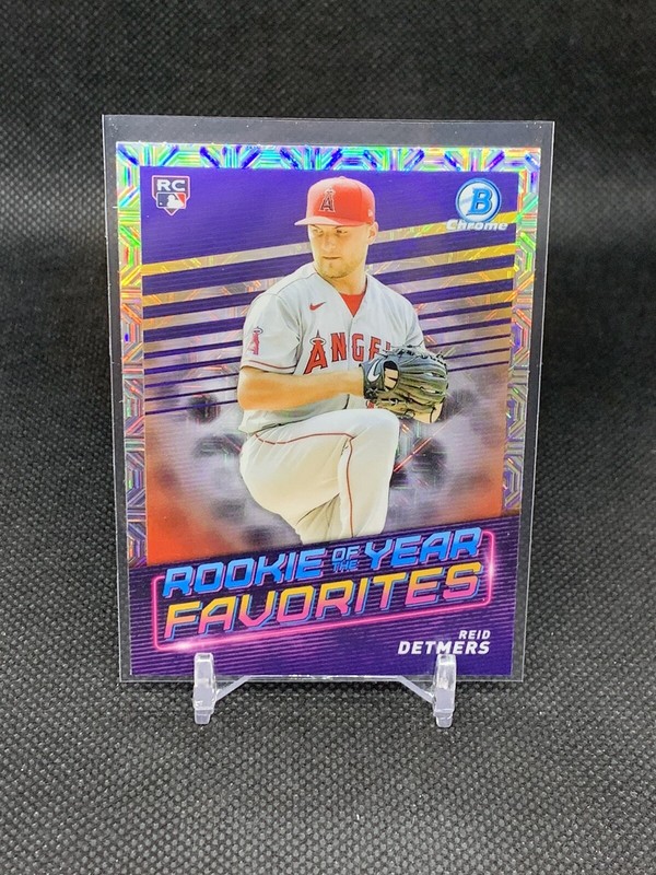 2022 Bowman Reid Detmers ROY Favorites Mojo Refractor RC | Los Angeles Angels