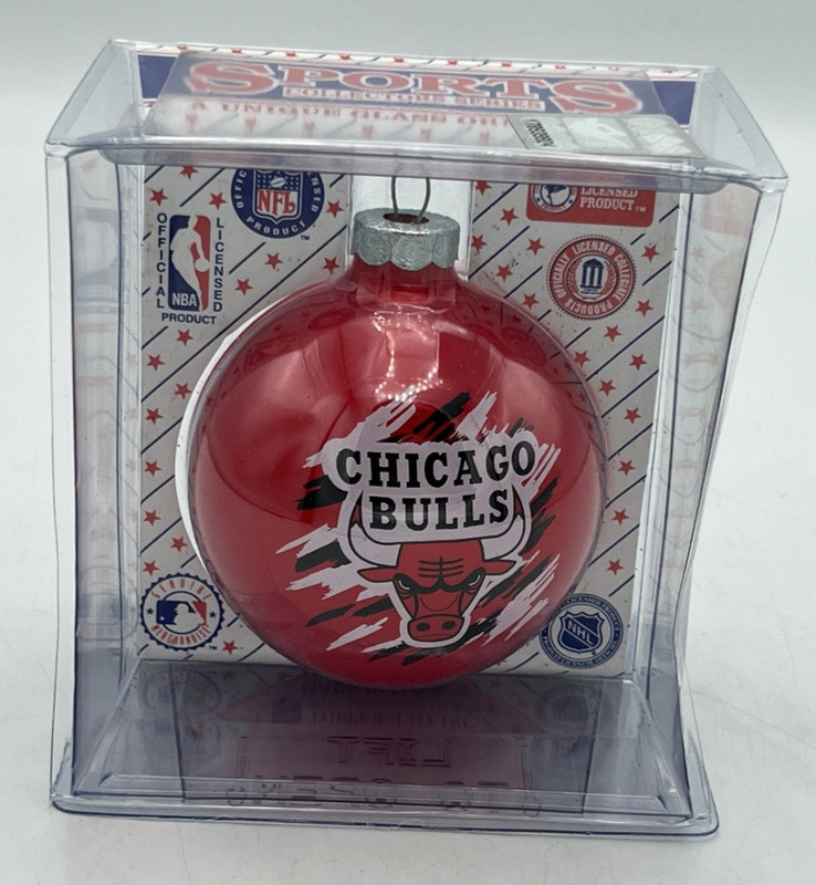 Sports Collectors Series Glass Ornament NBA Chicago Bulls