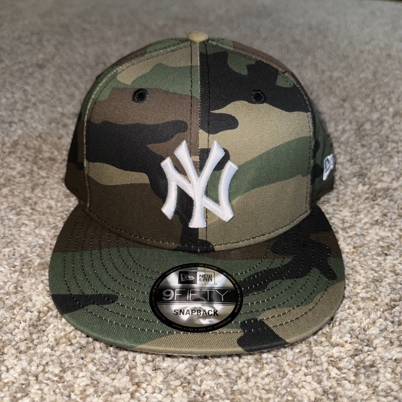 New York Yankees Hat Cap Snapback Camouflage New Era 9Fifty MLB Baseball Camo gallery