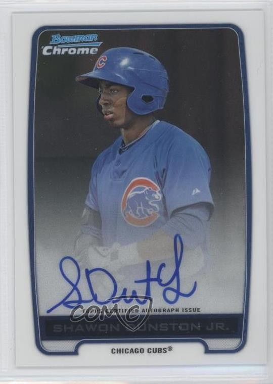 2012 Bowman Chrome Prospects Shawon Dunston Jr #BCA-SD Auto 0f8