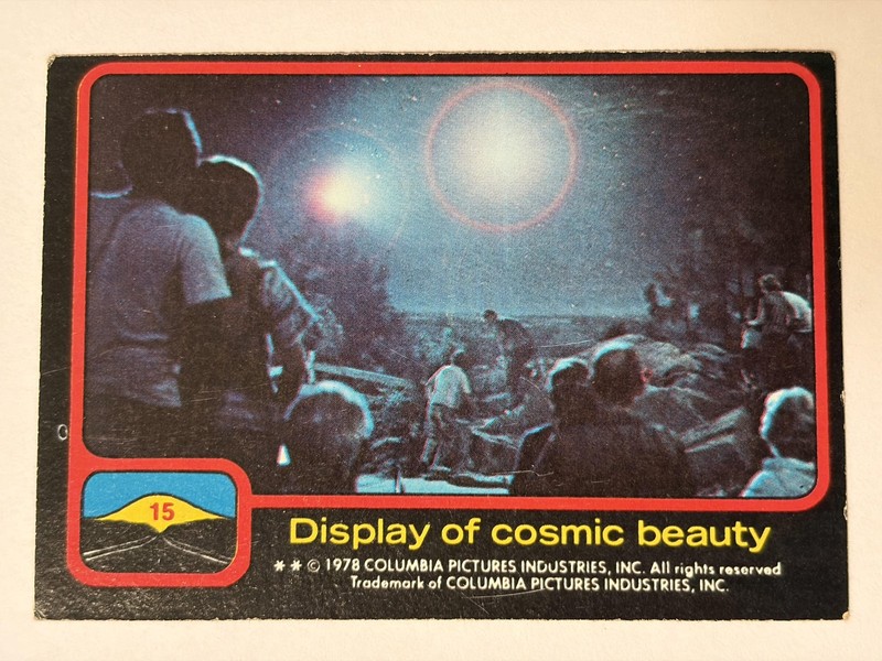 Vintage 1978 Columbia Pictures Display Of Cosmic Beauty #15 Non-Sports Card EX