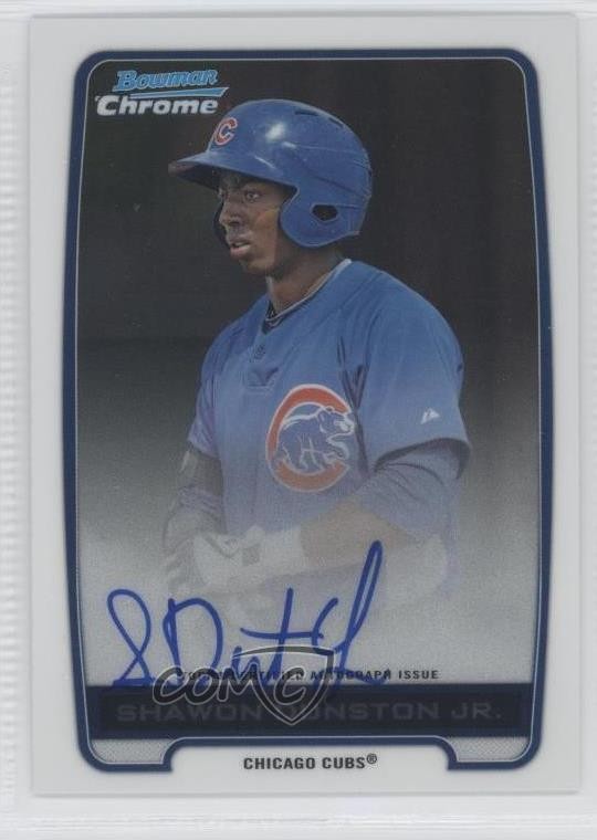 2012 Bowman Chrome Prospects Shawon Dunston Jr #BCA-SD Auto j8o