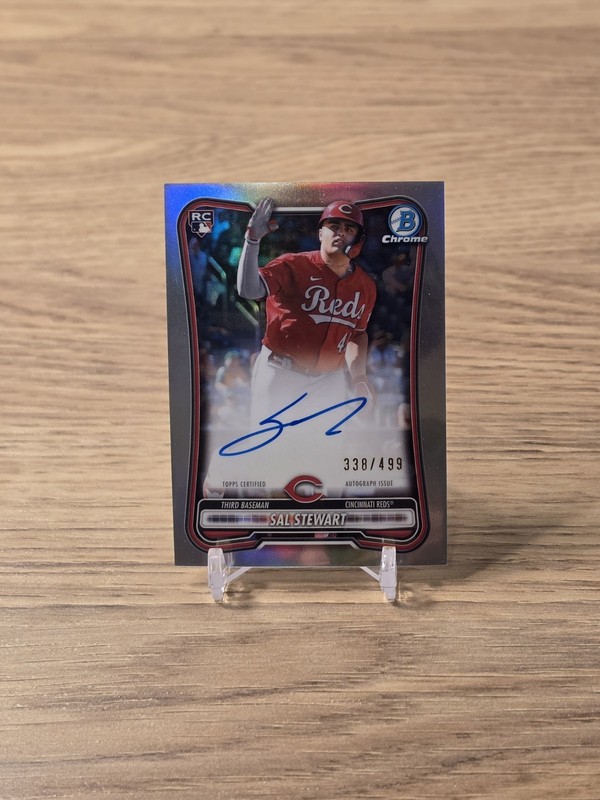2026 Bowman Sal Stewart Refractor Auto #CRA-SS /499 (RC)