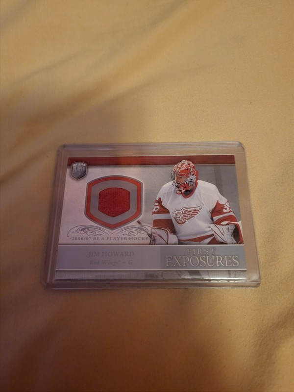 2006/07 Be A Player – Jimmy Howard First Exposures Relic