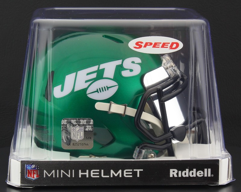 NEW YORK JETS NFL Riddell SPEED Mini Football Helmet w/ EYE SHIELD VISOR