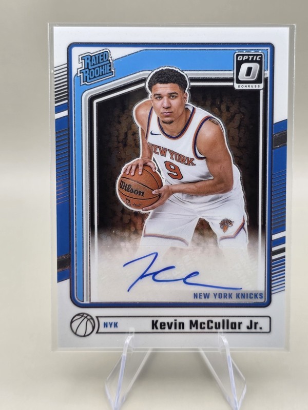Panini 2024-25 Optic Rated Rookie Kevin McCullar Jr Auto #316 – NY Knicks 🔥