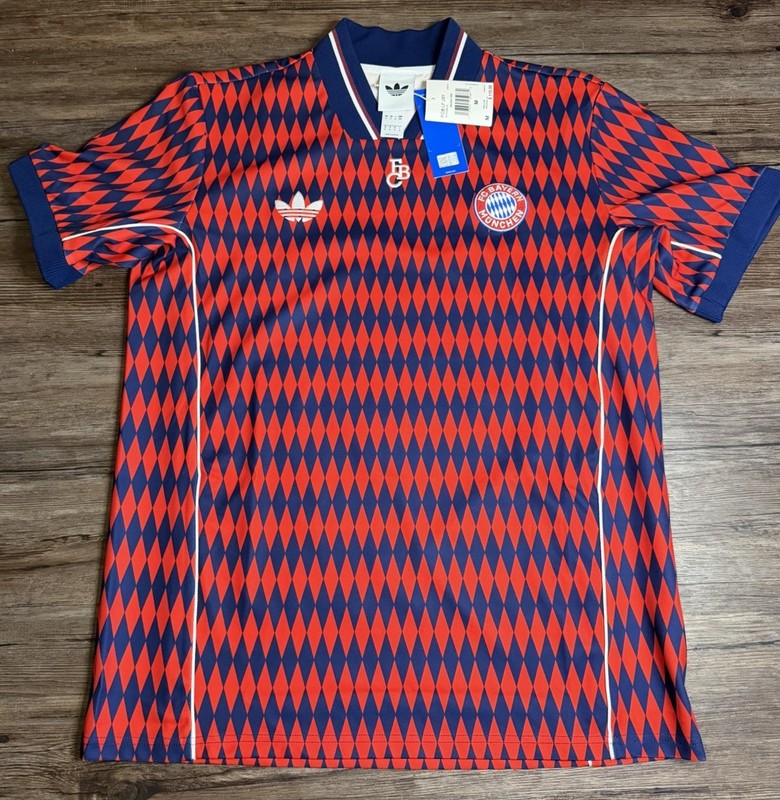 Adidas FC Bayern Munich LFSTLR Soccer Jersey Diamonds $110 NWT Men’s Size M