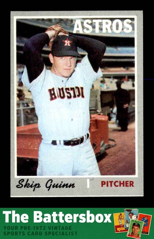 1970 Topps #316 Skip Guinn NM/NM+ X3752572
