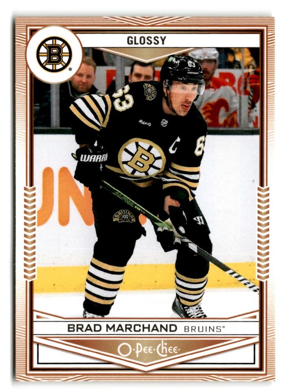 2024-25 Brad Marchand Upper Deck O-Pee-Chee Glossy – Boston Bruins