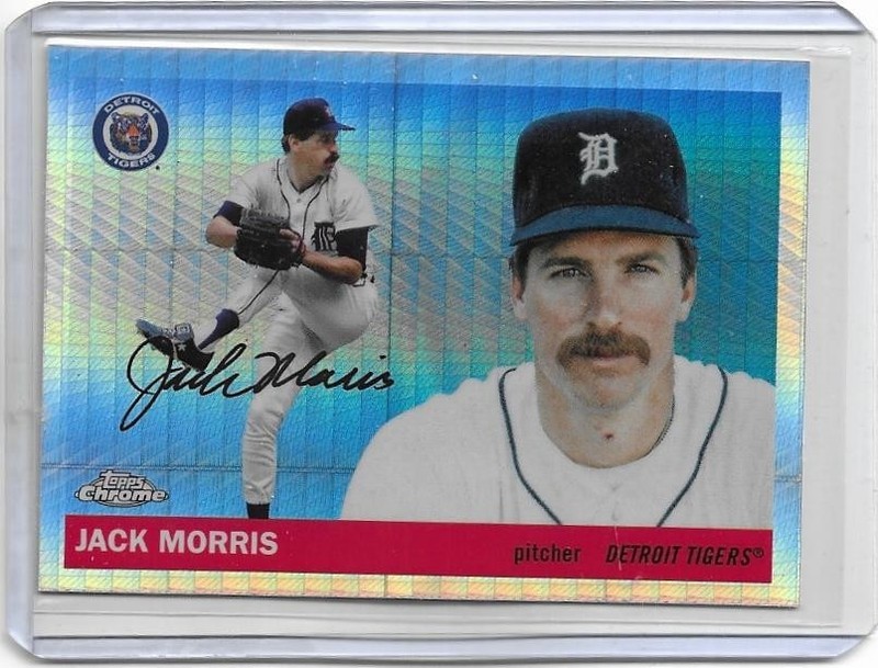 2025 Topps Chrome Platinum Jack Morris Prism Parallel #478