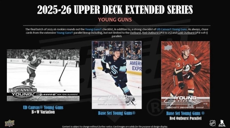 2025-26 Upper Deck Extended Series Hockey Hobby Box gallery