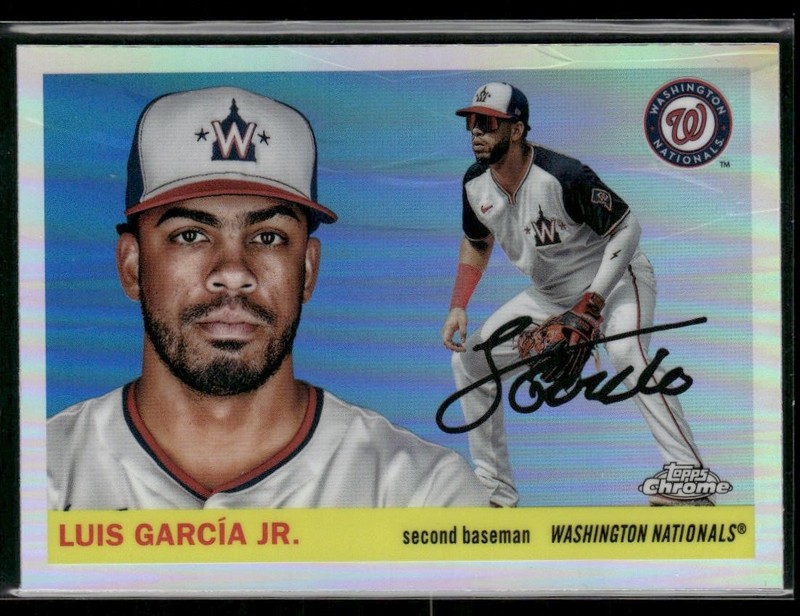 2025 Topps Chrome Luis Garcia Jr. #190 Prism Refractor Nationals B1543