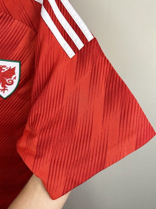 Wales 2022 Home Football Shirt Adidas Size L World Cup HC4176 gallery