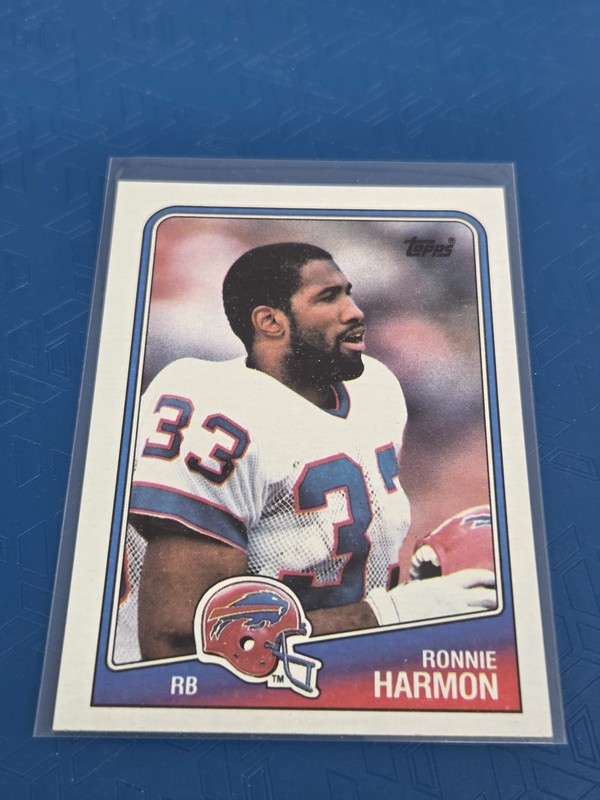 1988 Topps RC #222 Ronnie Harmon Buffalo Bills FOOTBALL Card 8M