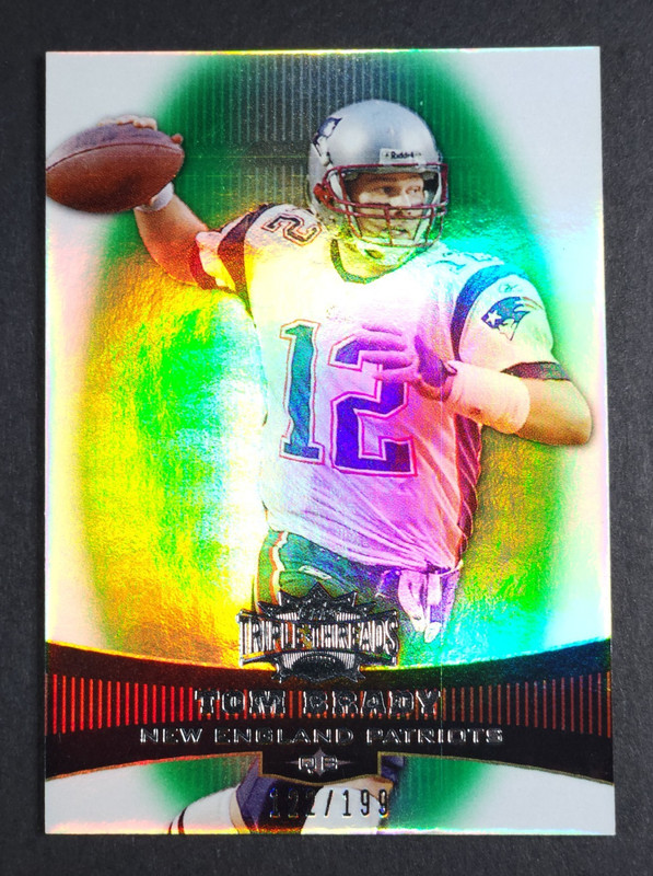 2006 TOPPS TRIPLE THREADS EMERALD HOLO #85 TOM BRADY SN#122/199 PATS *NRMT/MINT