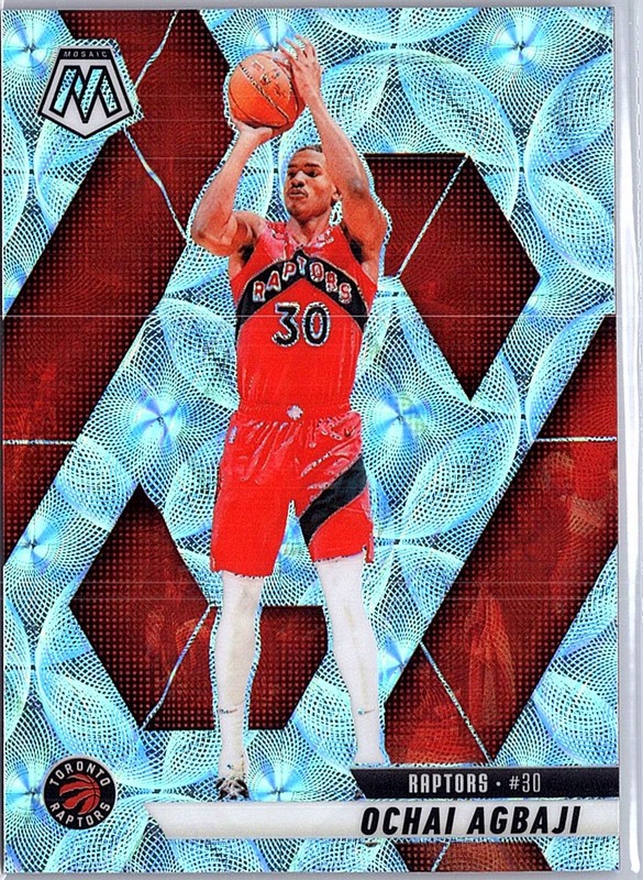 2024-25 Panini Mosaic #18 Ochai Agbaji Silver
