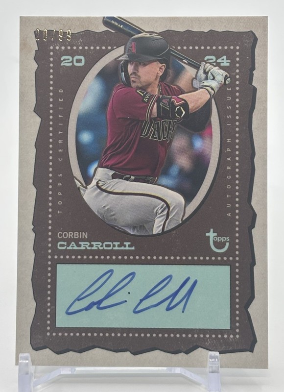 2024 Topps Brooklyn Collection – Autographs Corbin Carroll #AC-CC /99 (AU)