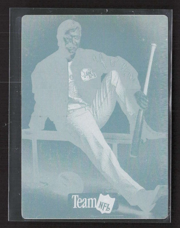 1992 Pro Line Portraits Don Mattingly Front Printing Plate Cyan 1/1 TV6867