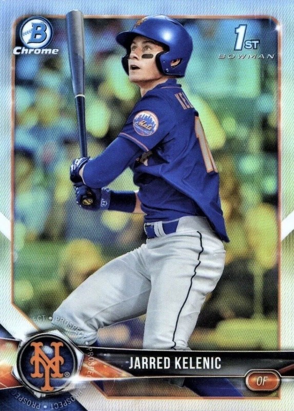2018 Bowman Chrome Draft Refractor 1st Bowman Jarred Kelenic Rookie White Sox