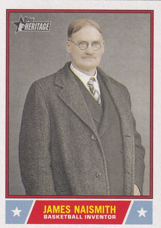 JAMES NAISMITH TOPPS HERITAGE NOTABLE AMERICANS INSERT #NS-85 2025 25