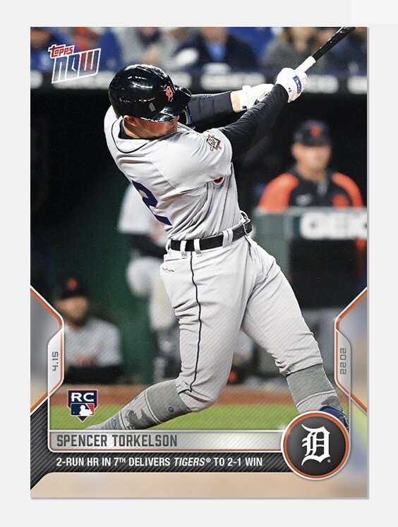SPENCER TORKELSON 2022 Topps MLB Now #59 2R HR DETROIT TIGERS ROOKIE RC