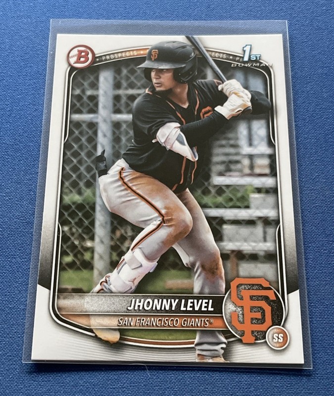 2025 Bowman Prospects #BP-147 Jhonny Level San Francisco Giants 1st Bowman