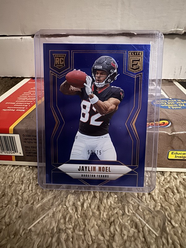 2025 Donruss Elite – Jaylin Noel RC Blue #/75 Texans
