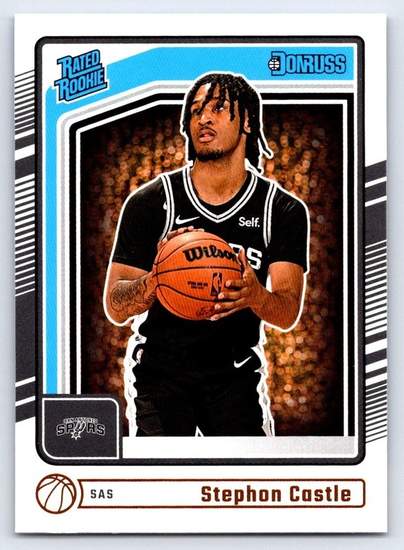 2024 PANINI DONRUSS #244 STEPHON CASTLE RATED ROOKIE2024 PANINI DONRUSS #244 STE