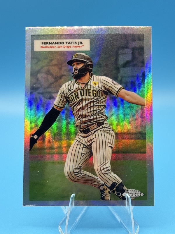 2025 Topps Chrome Platinum #55DH-14 Fernando Tatis Jr/Tony Gwynn Refractor