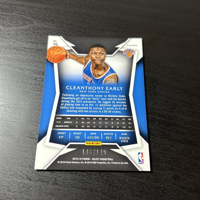 2014-15 Panini Select - Concourse Cleanthony Early #96 Red Prizm /149 (RC) gallery