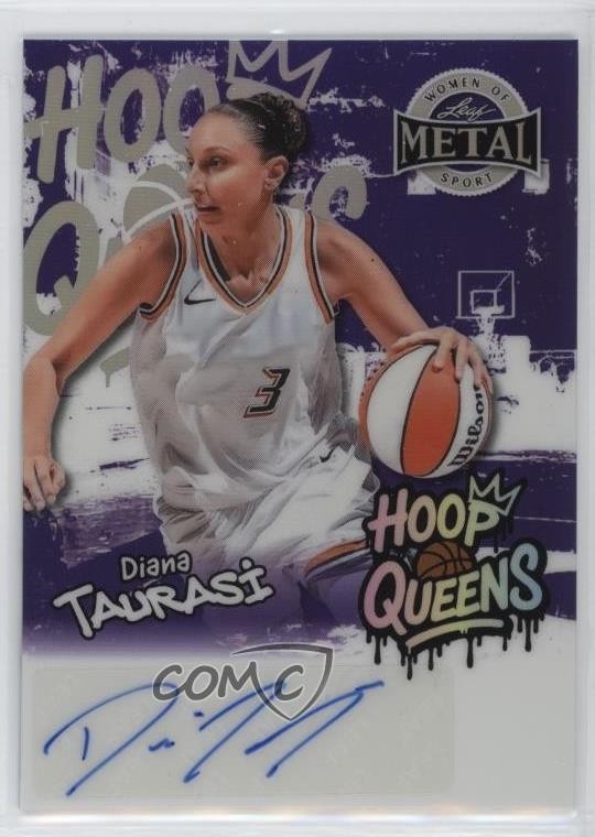 2025 Leaf Metal Women of Sport Purple Prismatic /6 Diana Taurasi Auto 17uv