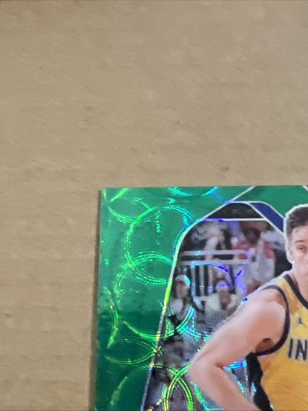 2024-25 Panini Prizm T.J. McConnell Signatures Choice Green Prizm #’d 2 /8 Auto gallery