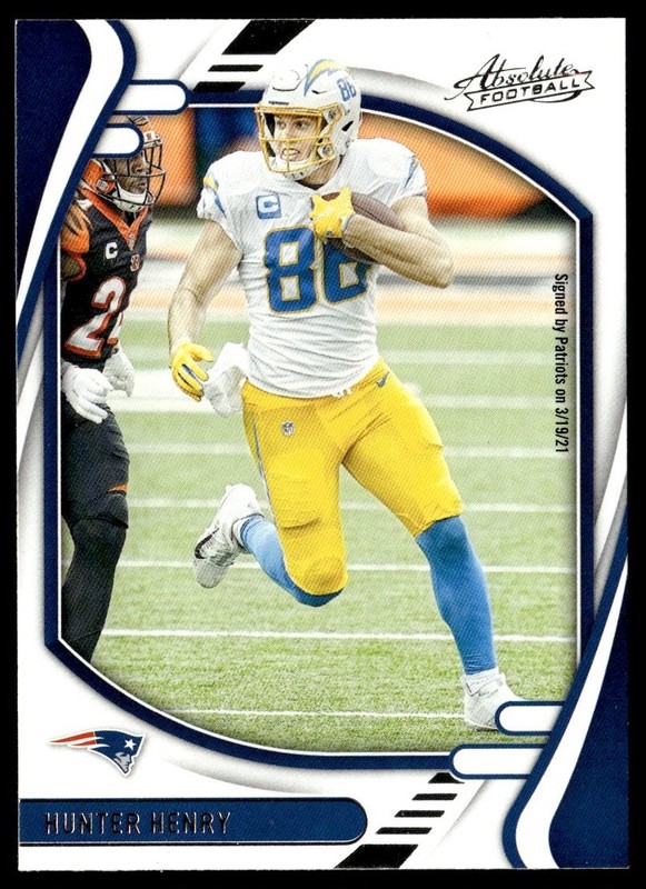 2021 Panini Absolute Hunter Henry New England Patriots #28