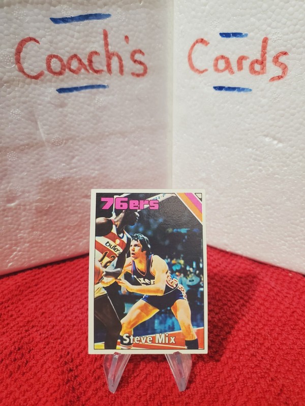 1975 Topps NBA Steve Mix #56 Philadelphia 76ers