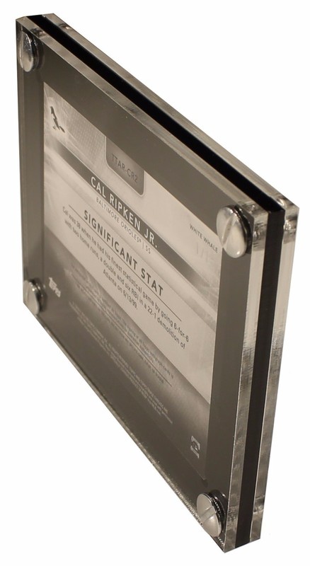 8 Cards Side By Side no dividers Display Card Case, Holds Cards 180pt or less gallery