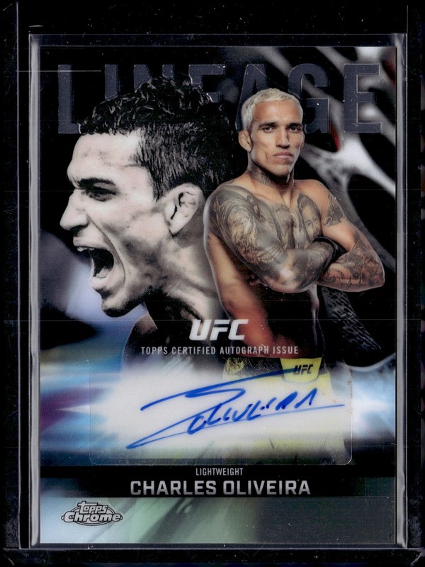 2026 Topps Chrome UFC #CCA-CO Charles Oliveira Chrome Lineage Autographs
