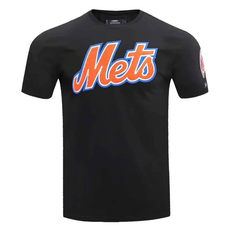 Pro Standard – MLB New York Mets Classic Chenille Men’s Top | Black/Blue/White |