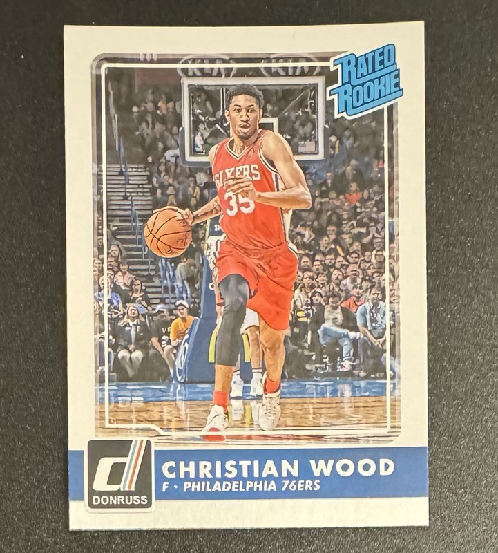 Christian Wood 2015-16 Donruss Rated ROOKIE #238 – Philadelphia 76ers