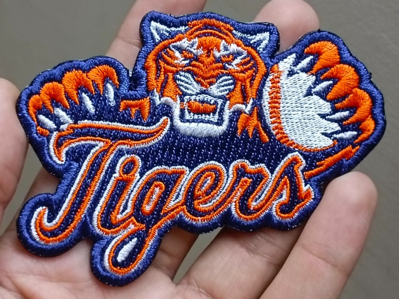 Detroit Tigers MLB Baseball Team Logo Iron On Patch-Sew Patch-Embroidered Patch